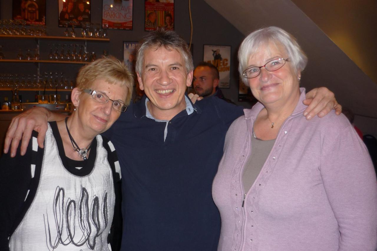 Avec Jeannine et Liliane - Décembre 2014