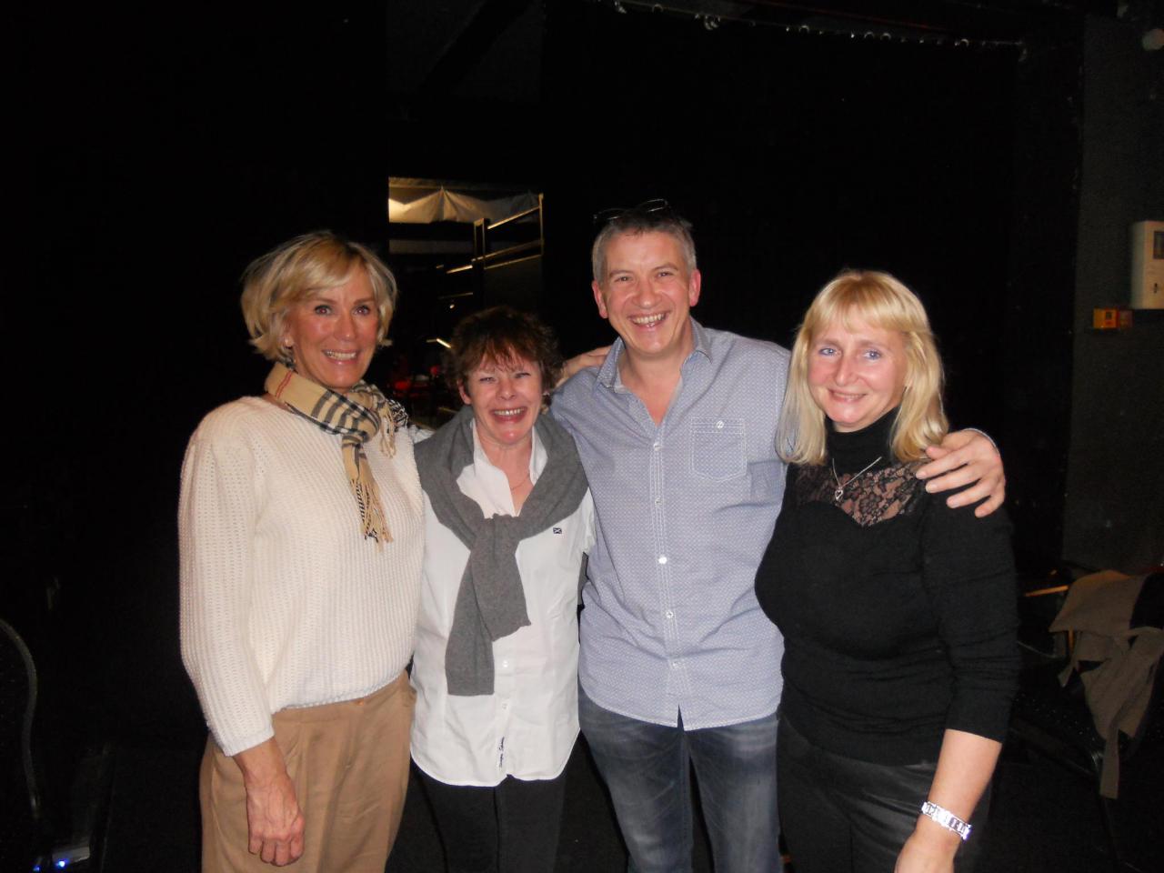 Avec Françoise de Paeuw, Cécile et Pauline - 24 mars 2013