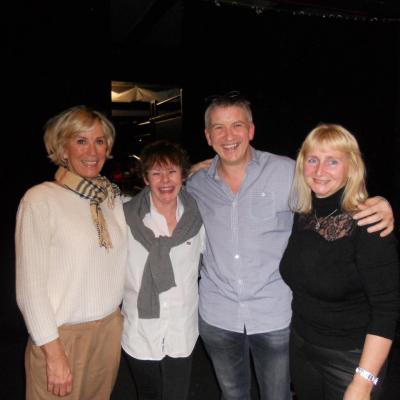 Avec Françoise de Paeuw, Cécile et Pauline - 24 mars 2013