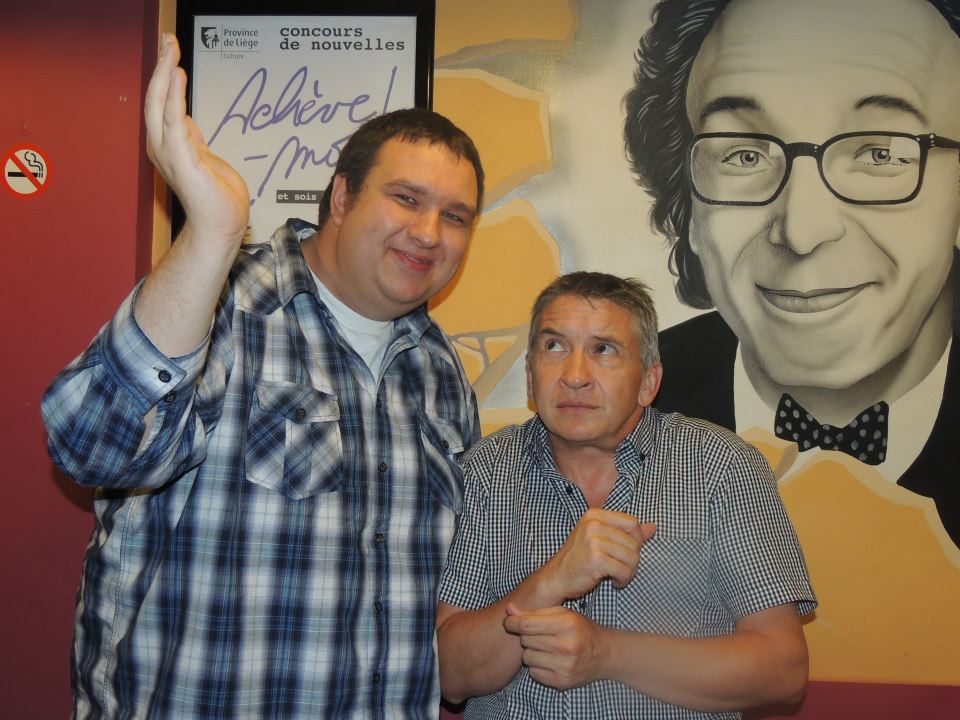 Avec François Amel (chanteur imposant) - Août 2012